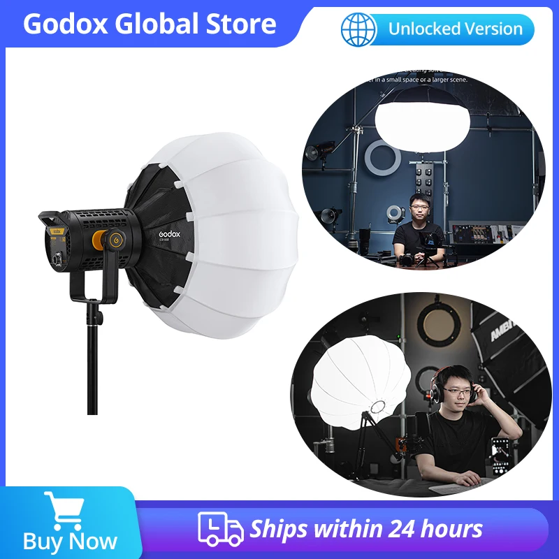 Godox CS-50D 50cm CS-65D 65cm CS-85D 85cm Lantern Quick-install Portable Round Shape Softbox Light for Bowens Mount Studio Flash
Godox CS-50D 50cm CS-65D 65cm CS-85D 85cm Lantern Quick-install Portable Round Shape Softbox Light for Bowens Mount Studio Flash