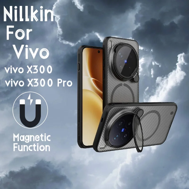 For Vivo X300/X300 Pro, NILLKIN CamShield Prop Magnetic Case, Flip Lens Cover Phone Holder, MagSafe Compatible, 4-Corner Airbag
For Vivo X300/X300 Pro, NILLKIN CamShield Prop Magnetic Case, Flip Lens Cover Phone Holder, MagSafe Compatible, 4-Corner Airbag