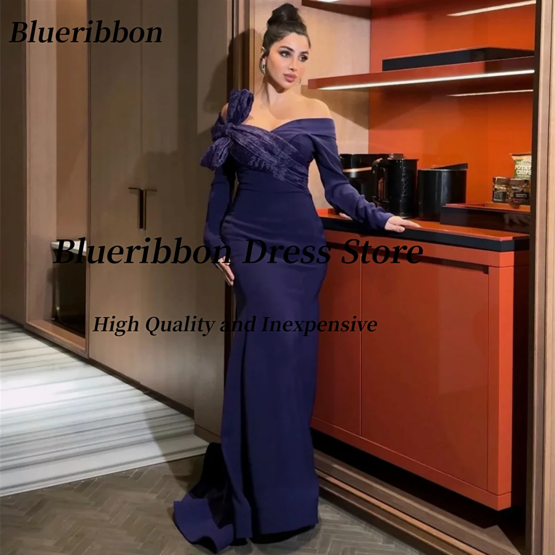 Blueribbon Вечерние платья с открытыми плечами по индивидуальному заказу и цветочным принтом с длинными рукавами, вечернее платье на молнии сзади, халаты De Soirée
Blueribbon Вечерние платья с открытыми плечами по индивидуальному заказу и цветочным принтом с длинными рукавами, вечернее платье на молнии сзади, халаты De Soirée