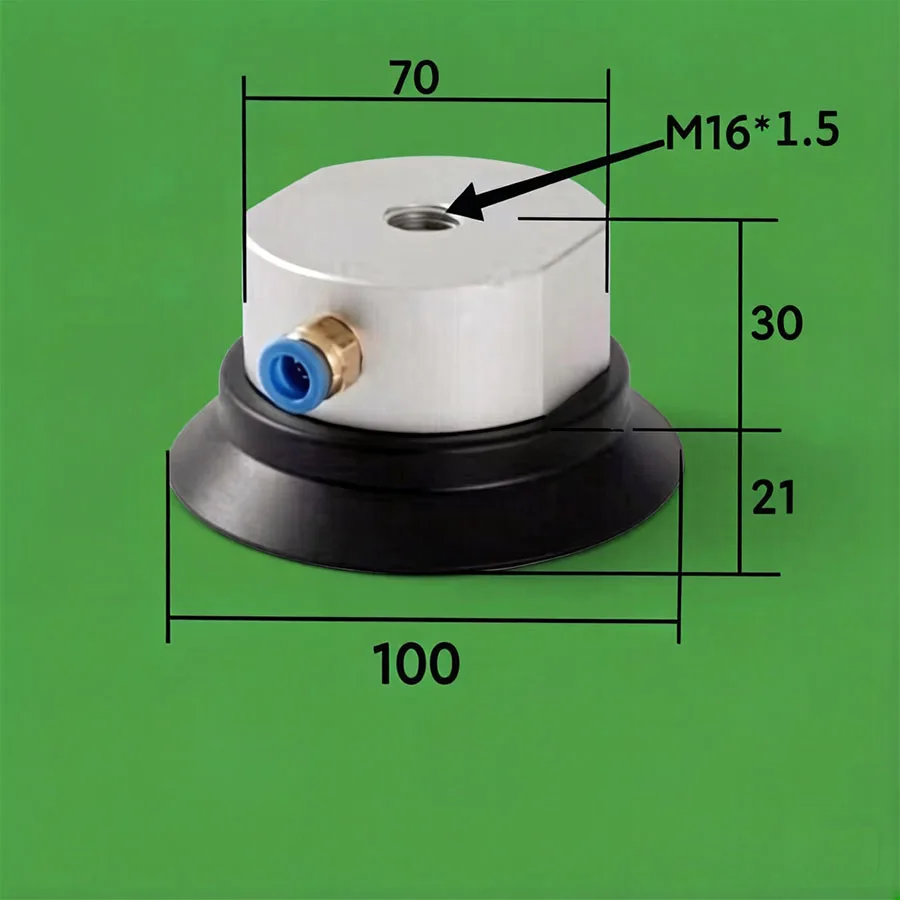 Vacuum suction cup pneumatic industrial robot SMC cylinder suction cup H40 50 63 80 100 125 fixed seat
Vacuum suction cup pneumatic industrial robot SMC cylinder suction cup H40 50 63 80 100 125 fixed seat