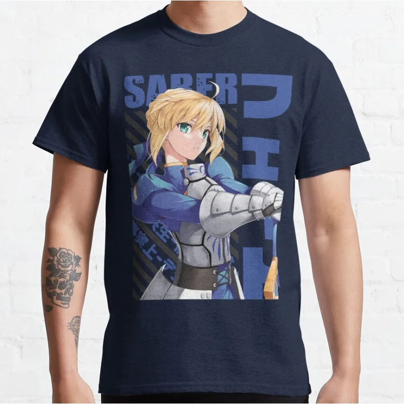 Cute Anime Saber kawaii video game Fate stay night Short-sleeve crewneck T-shirt for men large size Adult Tops S-6xl
Cute Anime Saber kawaii video game Fate stay night Short-sleeve crewneck T-shirt for men large size Adult Tops S-6xl