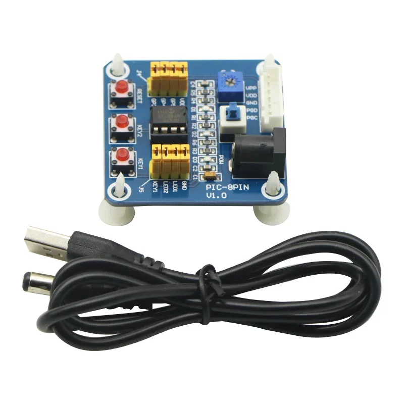 1PCS PIC12F675 Development Board Learning Board Breadboard for Arduino with USB Cable
1PCS PIC12F675 Development Board Learning Board Breadboard for Arduino with USB Cable