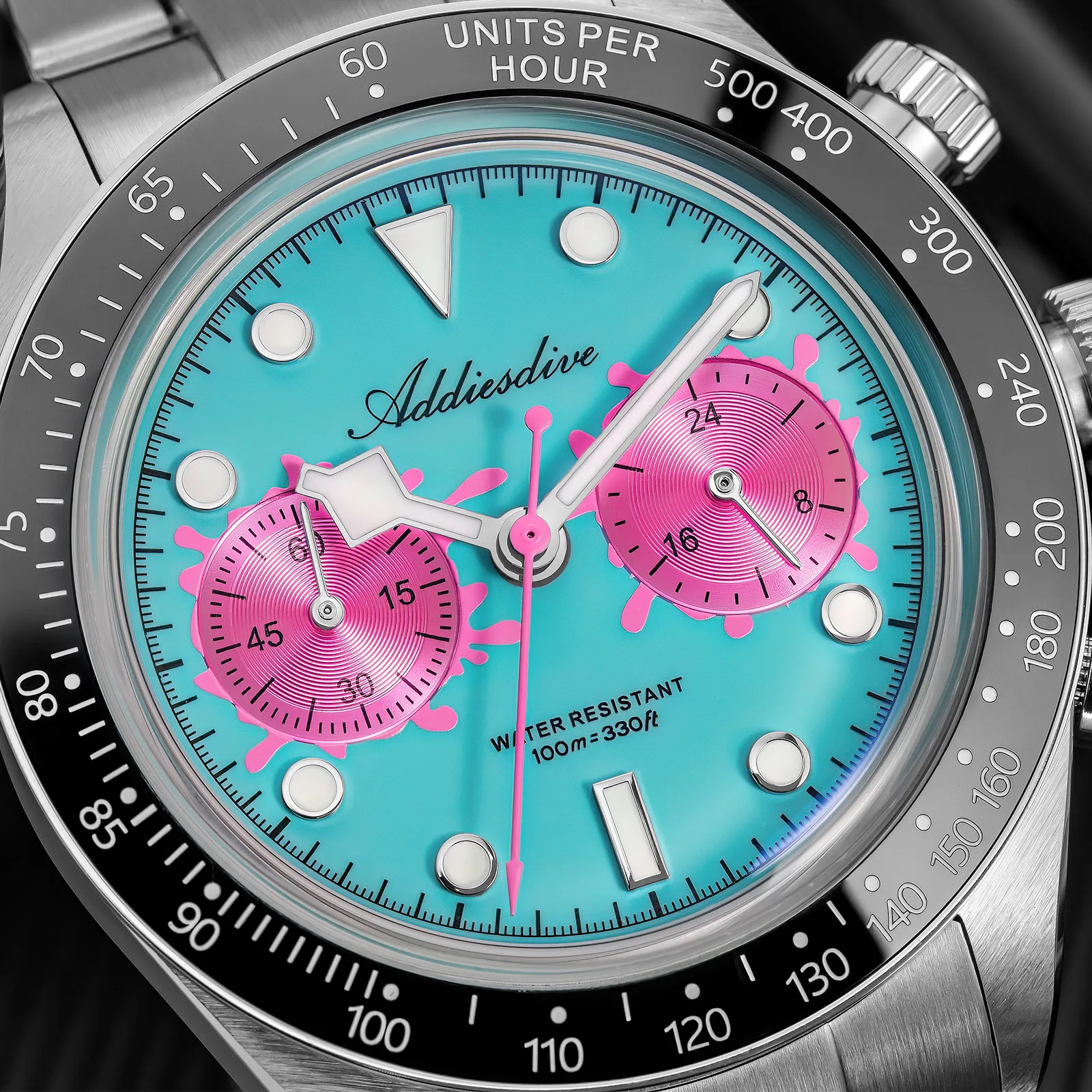 ADDIESDIVE VK64 Chronograph Watches Men's New Quartz Wristwatch Luxury Ceramic Bezel BGW9 Luminous Diving 100m Waterproof AD2520
ADDIESDIVE VK64 Chronograph Watches Men's New Quartz Wristwatch Luxury Ceramic Bezel BGW9 Luminous Diving 100m Waterproof AD2520