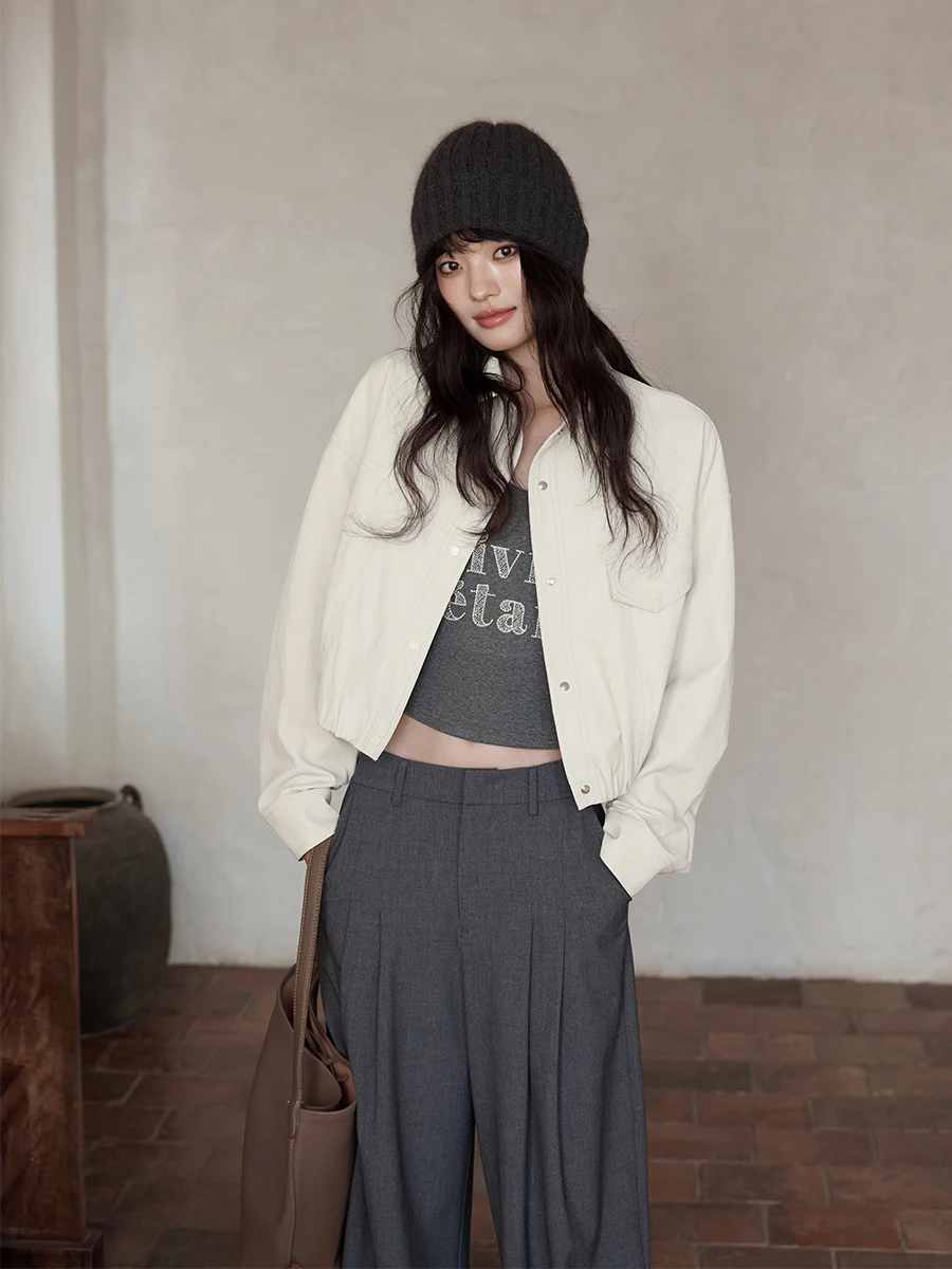 Ximen 2026 Новая весенняя корейская кожаная куртка из янтарной кожи малого размера, элегантная, высококачественная, женская верхняя одежда для повседневной носки, стильная, L...
Ximen 2026 Новая весенняя корейская кожаная куртка из янтарной кожи малого размера, элегантная, высококачественная, женская верхняя одежда для повседневной носки, стильная, L...