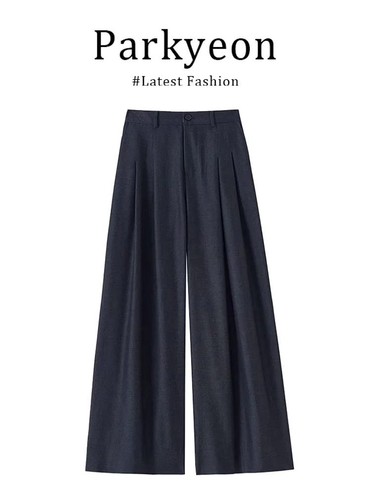 Korean Style Commuter Wide Leg Casual Pants Women's Summer Lightweight Fashion Simple Match Long Floor-Length Trousers
Korean Style Commuter Wide Leg Casual Pants Women's Summer Lightweight Fashion Simple Match Long Floor-Length Trousers