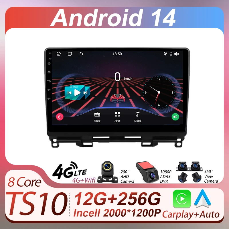 2din Car Android For Honda Jazz 4 Fit 4 GR GS GR GS 2020 - 2024 Wireless Android Auto Radio Carplay Intelligent Car Systems GPS
2din Car Android For Honda Jazz 4 Fit 4 GR GS GR GS 2020 - 2024 Wireless Android Auto Radio Carplay Intelligent Car Systems GPS