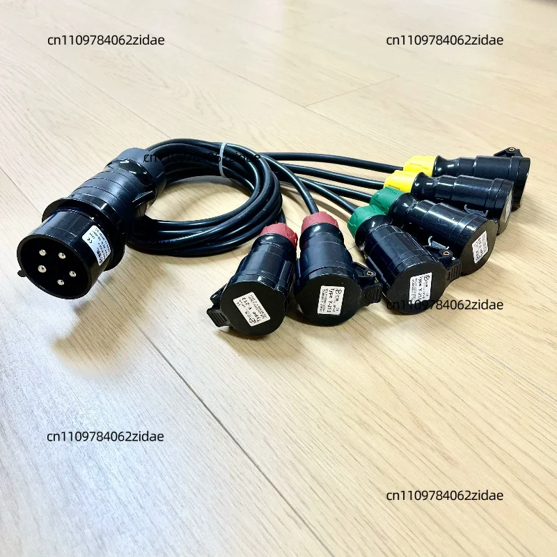 For 32A 1 To 6 Stage Lighting Power Cable Pigtail Splitter Heavy Duty for DJ Event Party
For 32A 1 To 6 Stage Lighting Power Cable Pigtail Splitter Heavy Duty for DJ Event Party