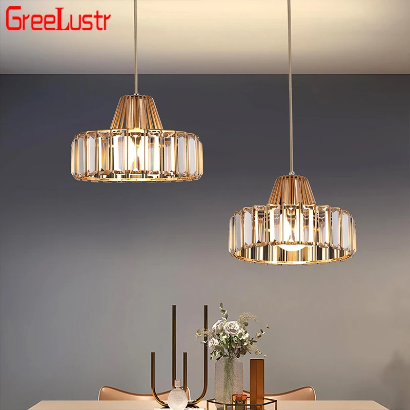 Luxury Crystal Pendant Lamp Dining Table Hanging Ceiling Lamps For Bedroom Indoor Lighting Nordic Modern Ceiling Chandelier Home
Luxury Crystal Pendant Lamp Dining Table Hanging Ceiling Lamps For Bedroom Indoor Lighting Nordic Modern Ceiling Chandelier Home