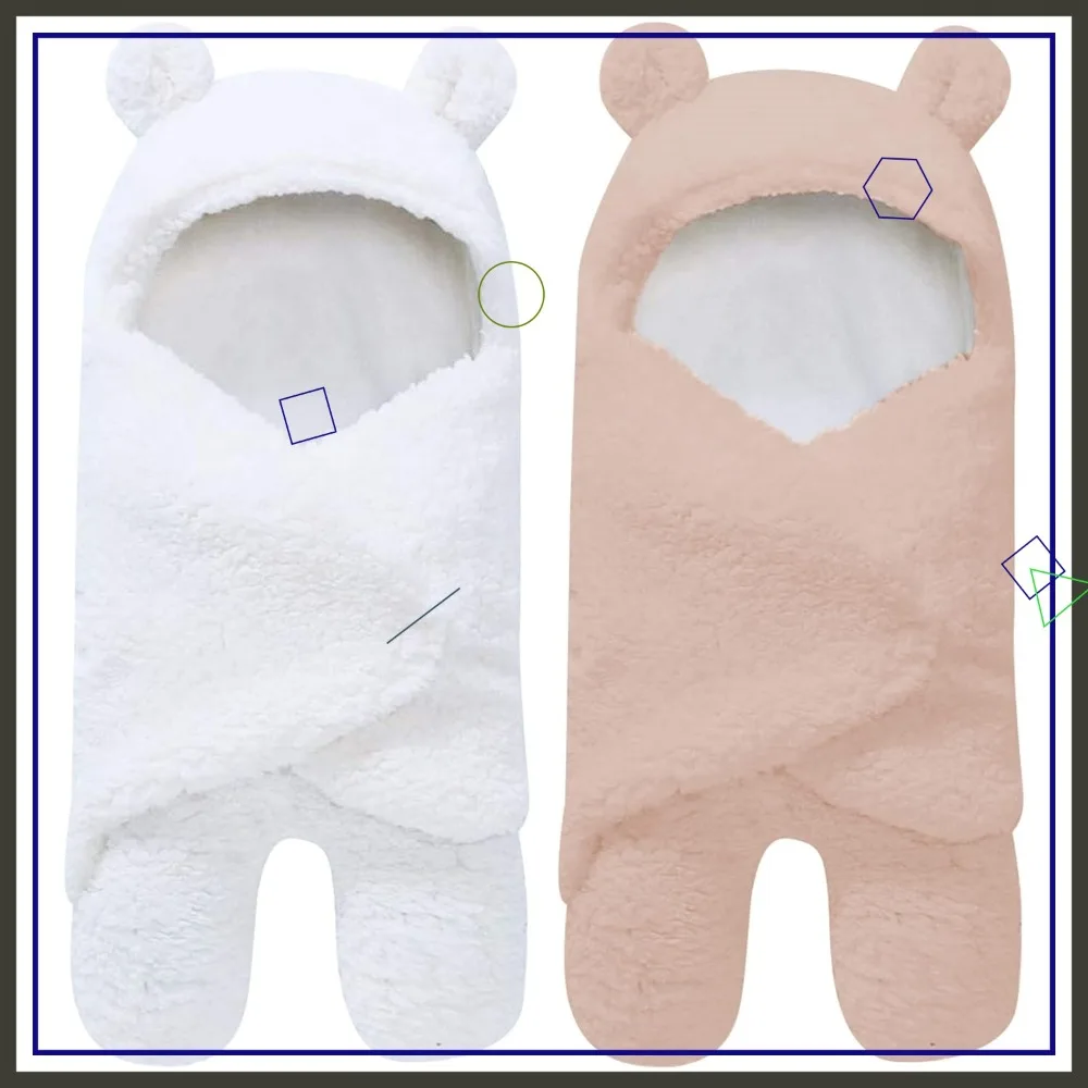 2 Pack Ultra Warm Sherpa Baby Swaddle Wrap for 0-6 Months - Newborn Essentials, Cute Brown & White
2 Pack Ultra Warm Sherpa Baby Swaddle Wrap for 0-6 Months - Newborn Essentials, Cute Brown & White