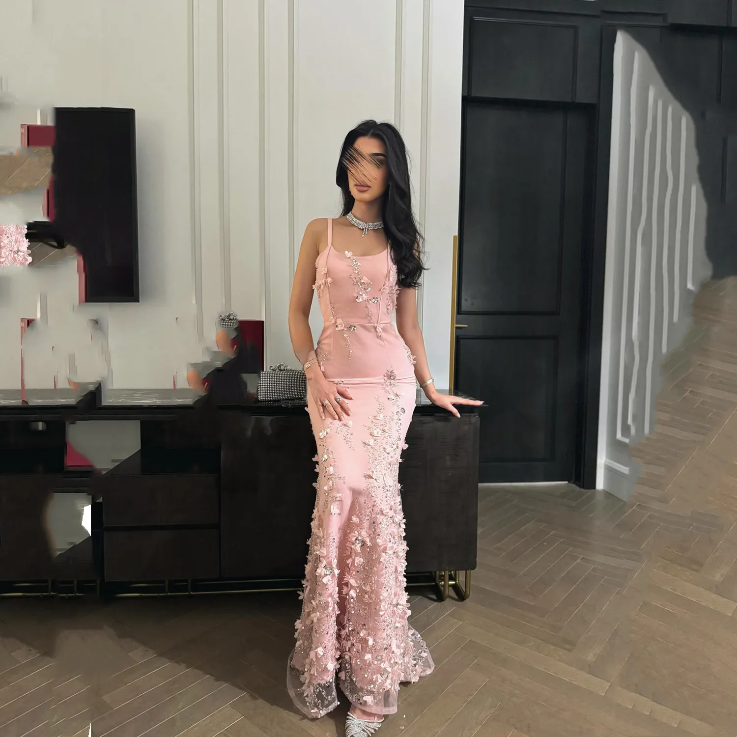 Lucy Vestidos De Festa Luxurious Women's Evening Dresses for Special Occasions فساتين سهرة 3D Flowers Pink Customized Prom Dress
Lucy Vestidos De Festa Luxurious Women's Evening Dresses for Special Occasions فساتين سهرة 3D Flowers Pink Customized Prom Dress