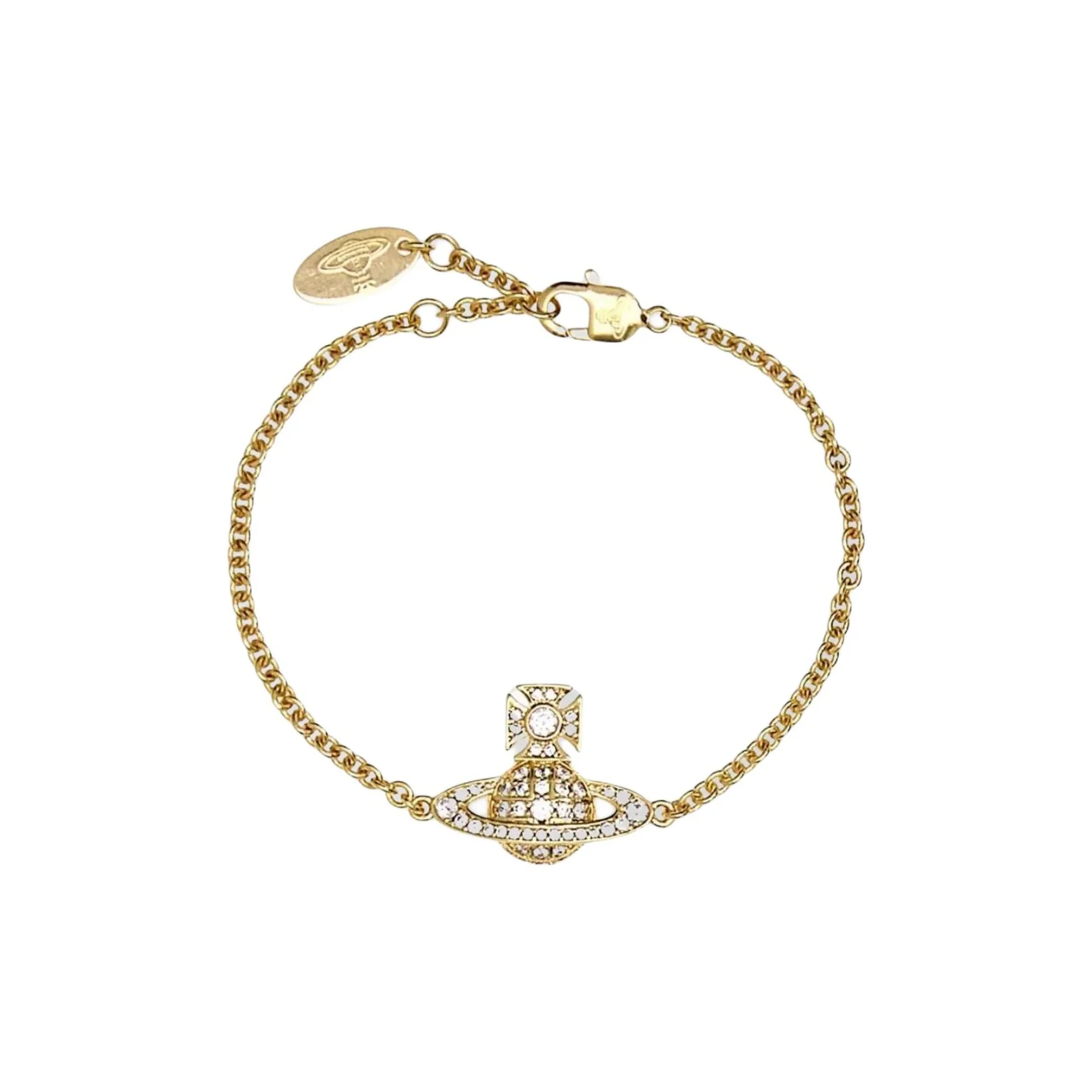 Vivienne Westwood Orb Charm Chained Bracelet 6102021S02R102SMR102
Vivienne Westwood Orb Charm Chained Bracelet 6102021S02R102SMR102