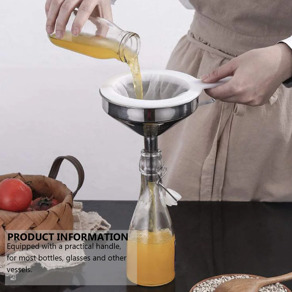 1 Set Stainless Steel Funnel Kit Mini Kitchen Funnel For Liquids Dry Ingredients Small Mouth Filter Accessories Tool
1 Set Stainless Steel Funnel Kit Mini Kitchen Funnel For Liquids Dry Ingredients Small Mouth Filter Accessories Tool