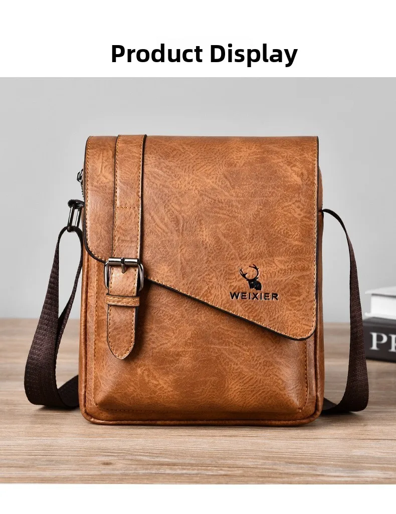 Men's Retro Casual Crossbody Bag Large Capacity Tote Bag Versatile Diagonal Hanging Bag Japanese Style Single Shoulder Bag Men's Retro Casual Crossbody Bag Large Capacity Tote Bag Versatile Diagonal Hanging Bag Japanese Style Single Shoulder Bag