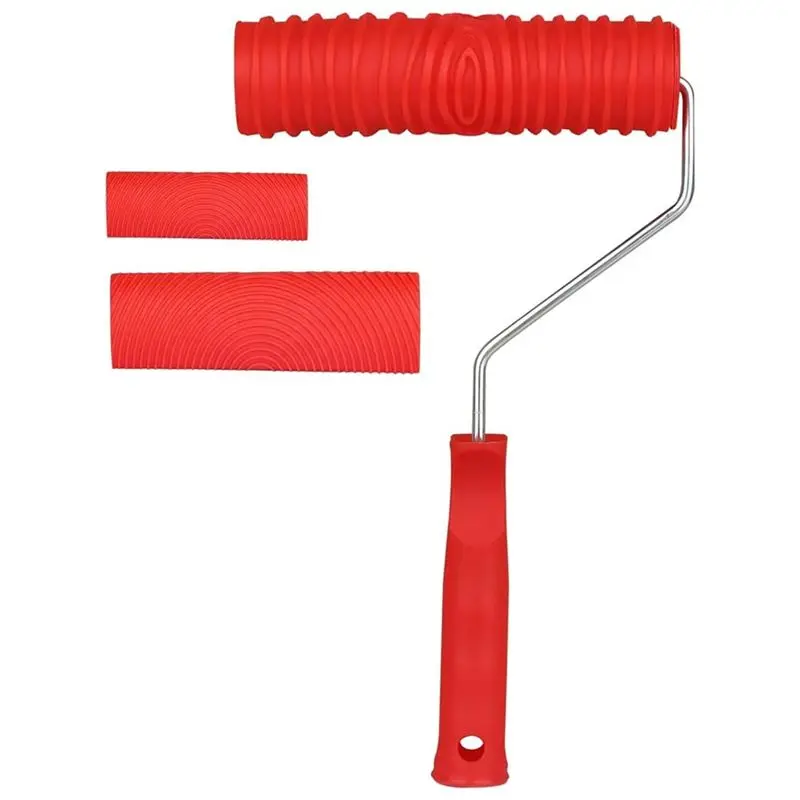 ABWZ-Paint Roller, Paint Pattern Roller, Wood Grain Tool Kit, Wood Graining Maker Tool With Handle For Wall Wood Decoration
ABWZ-Paint Roller, Paint Pattern Roller, Wood Grain Tool Kit, Wood Graining Maker Tool With Handle For Wall Wood Decoration