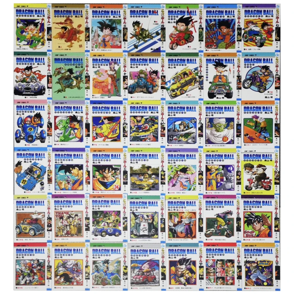 45Pcs/set Dragon Ball Goku Comic Cover Book Spine Ordinary Card Gohan Trunks Bulma Piccolo Classic Anime Collection Cards Toy
45Pcs/set Dragon Ball Goku Comic Cover Book Spine Ordinary Card Gohan Trunks Bulma Piccolo Classic Anime Collection Cards Toy