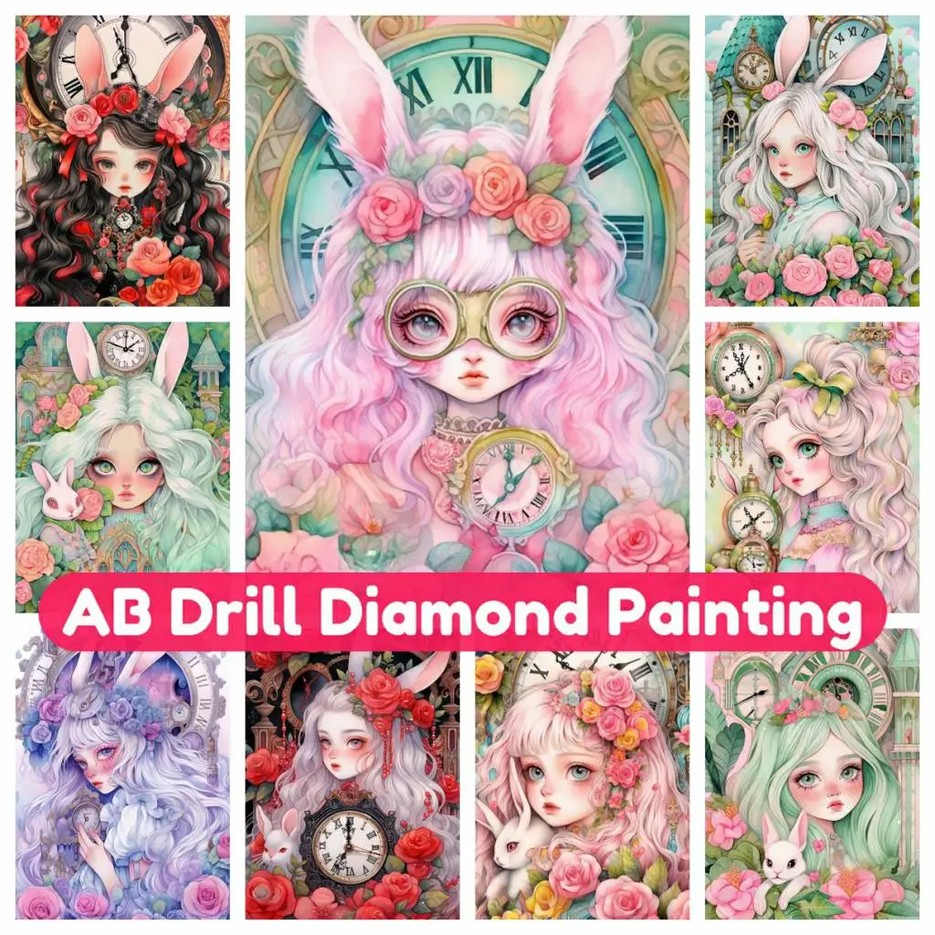 Rabbit Fairy Dust Kit AB Diamond Painting Art Mosaic 5D DIY Rhinestones Embroidery Cross Stitch Full Drill Gift for Kids New2024
Rabbit Fairy Dust Kit AB Diamond Painting Art Mosaic 5D DIY Rhinestones Embroidery Cross Stitch Full Drill Gift for Kids New2024