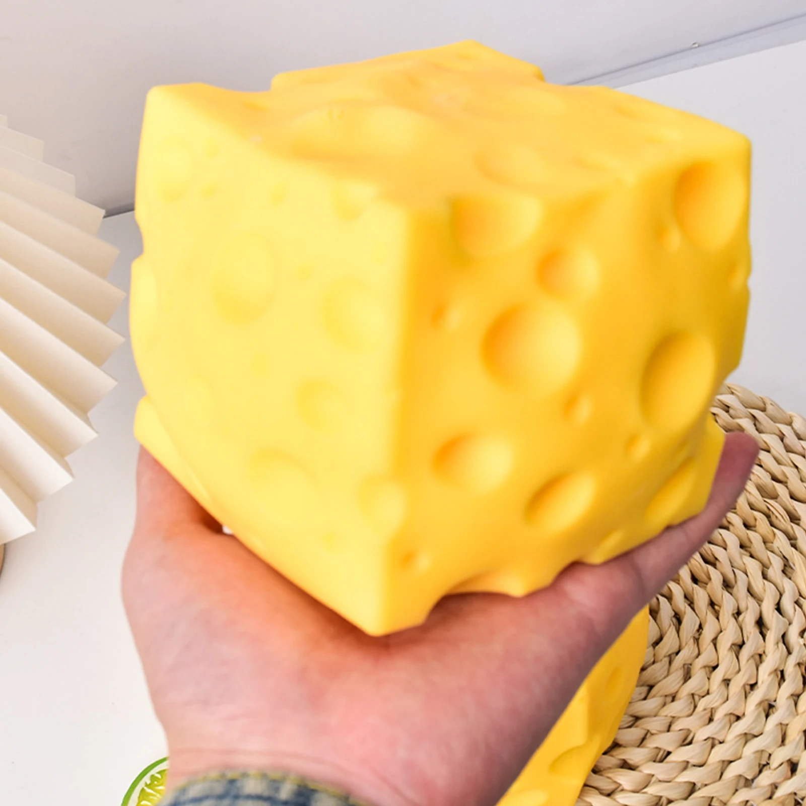 Jumbo Cheese Cube Stress Ball Big Cheese Shapeable Squeeze Ball Non-Bounce Fidget Toy ASMR Sensory Anti-Stress Festival Gifts
Jumbo Cheese Cube Stress Ball Big Cheese Shapeable Squeeze Ball Non-Bounce Fidget Toy ASMR Sensory Anti-Stress Festival Gifts