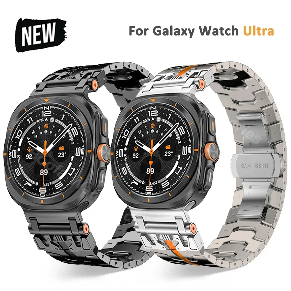 Деловой браслет из нержавеющей стали для Samsung Galaxy Watch Ultra 47 мм, роскошный ремешок для Samsung GALAXY ULTRA 47 мм, ремешок для часов
Деловой браслет из нержавеющей стали для Samsung Galaxy Watch Ultra 47 мм, роскошный ремешок для Samsung GALAXY ULTRA 47 мм, ремешок для часов