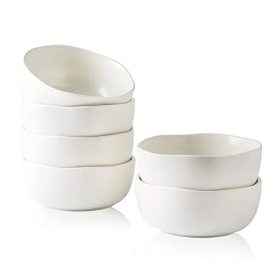 Stoneware Cereal Bowls for Kitchen 28oz Large Ceramic Soup Bowls for Meal Chip-Resistant Kitchen Bowls with Wavy Rim
Stoneware Cereal Bowls for Kitchen 28oz Large Ceramic Soup Bowls for Meal Chip-Resistant Kitchen Bowls with Wavy Rim