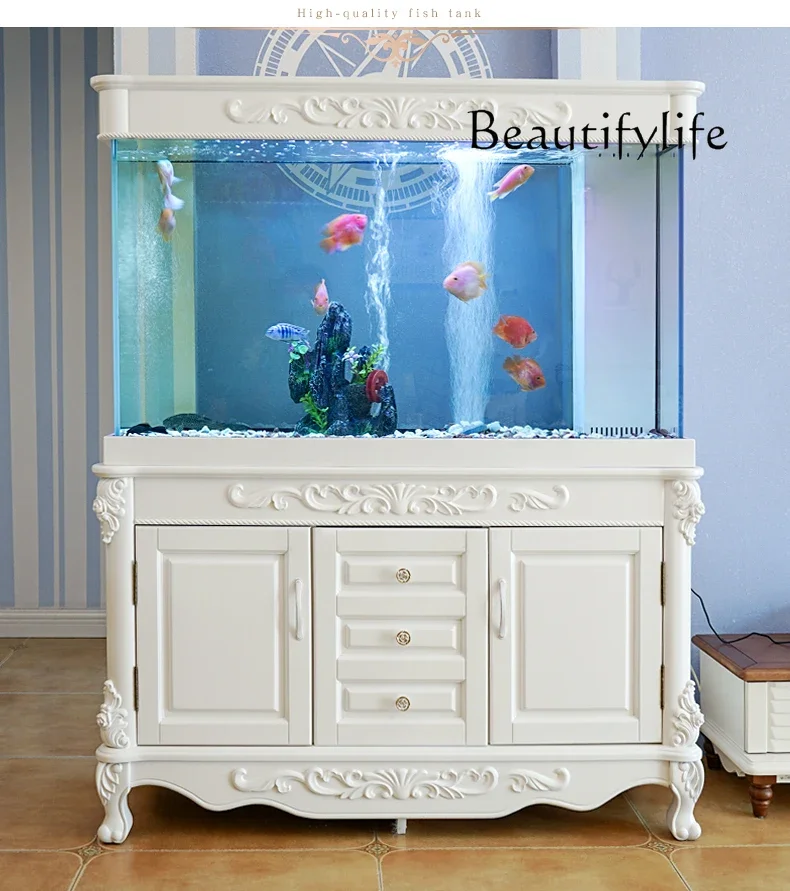 H Fish Tank Living Room Large High-end Bottom Filter Ecological New Ultra-white Household Solid Wood Fashion Light Luxury
H Fish Tank Living Room Large High-end Bottom Filter Ecological New Ultra-white Household Solid Wood Fashion Light Luxury