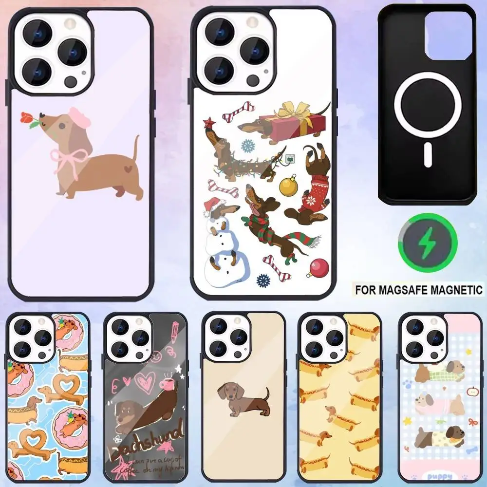 Cartoon Cute Dachshund Phone Case For iPhone17,16,15,14,13,12,11 Plus,Pro Max Magnetic For Magsafe Wireless Charging
Cartoon Cute Dachshund Phone Case For iPhone17,16,15,14,13,12,11 Plus,Pro Max Magnetic For Magsafe Wireless Charging
