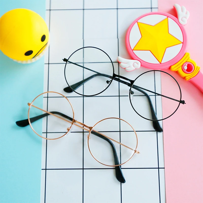 Cute Sweet Style Cosplay Lolita Circle Frame Eyeglass with Plain Lens Retro Anime Surrounding Camgirl Decoration Accessories
Cute Sweet Style Cosplay Lolita Circle Frame Eyeglass with Plain Lens Retro Anime Surrounding Camgirl Decoration Accessories