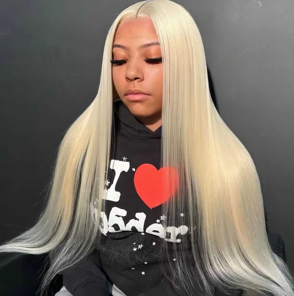 613 Blonde Straight 13x6 HD Lace Frontal Human Hair Wig Preplucked Honey Colored 13x4 Transparen Lace Front Wigs for Women
613 Blonde Straight 13x6 HD Lace Frontal Human Hair Wig Preplucked Honey Colored 13x4 Transparen Lace Front Wigs for Women