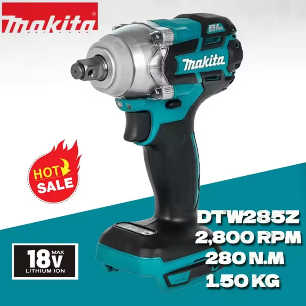 Makita DTW285 Tools Impact Wrench Machine Brushless Cordless Electric Wrench Power Tools Rechargeable for Makita 18V Battery
Makita DTW285 Tools Impact Wrench Machine Brushless Cordless Electric Wrench Power Tools Rechargeable for Makita 18V Battery