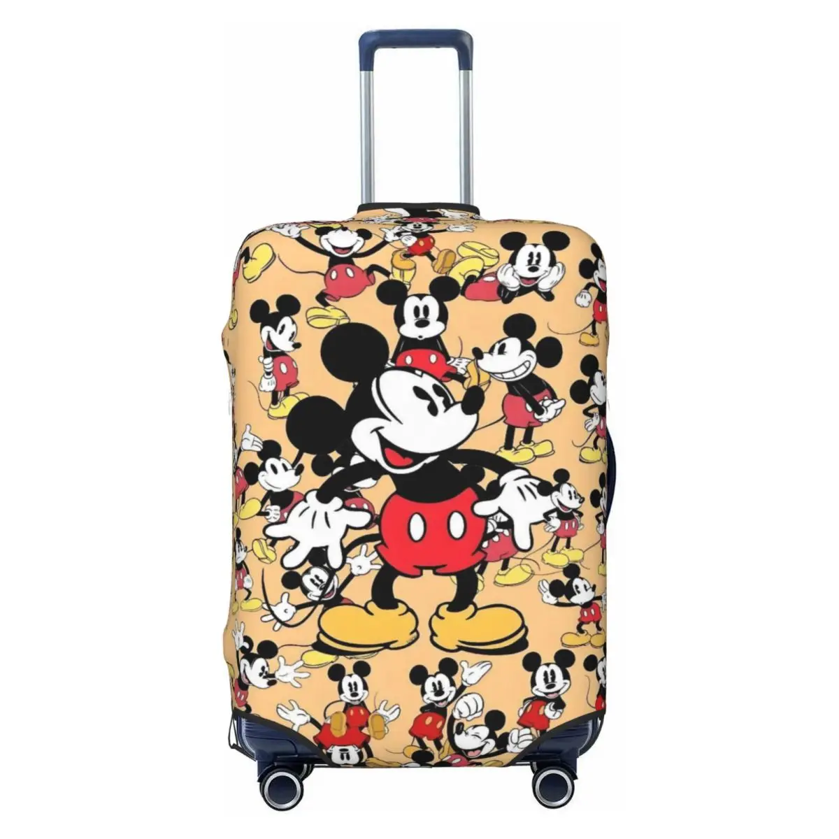 Чехол для багажа с изображением Микки Мауса, модный защитный чехол для чемодана с мультяшным рисунком, подходит для чемоданов 18-32 дюймов
Чехол для багажа с изображением Микки Мауса, модный защитный чехол для чемодана с мультяшным рисунком, подходит для чемоданов 18-32 дюймов