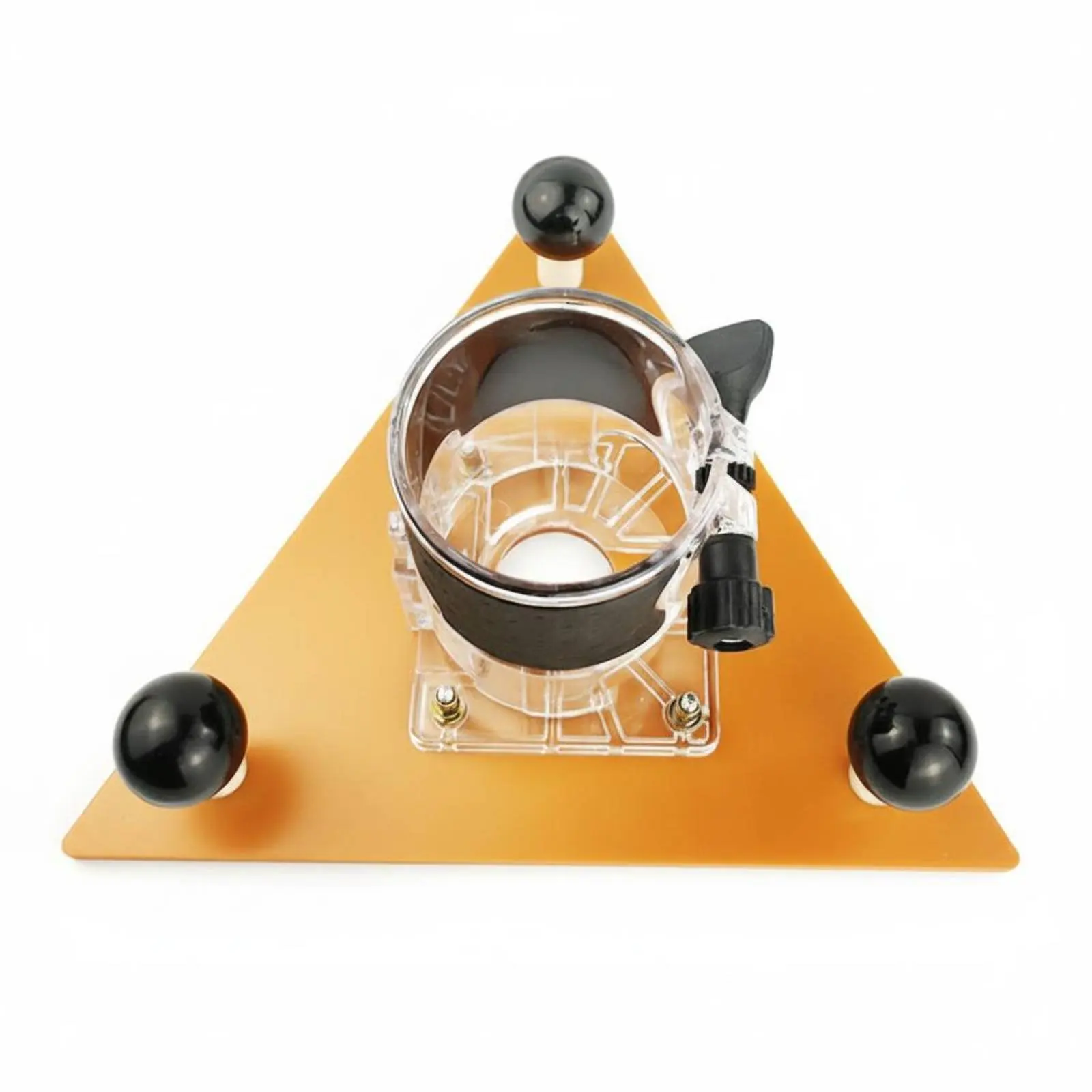 Bakelite Triangle Board Stable Router Triangle Board Trim Router Base Sturdy Trimming Machine Plate Long-Lasting for Woodworkers
Bakelite Triangle Board Stable Router Triangle Board Trim Router Base Sturdy Trimming Machine Plate Long-Lasting for Woodworkers