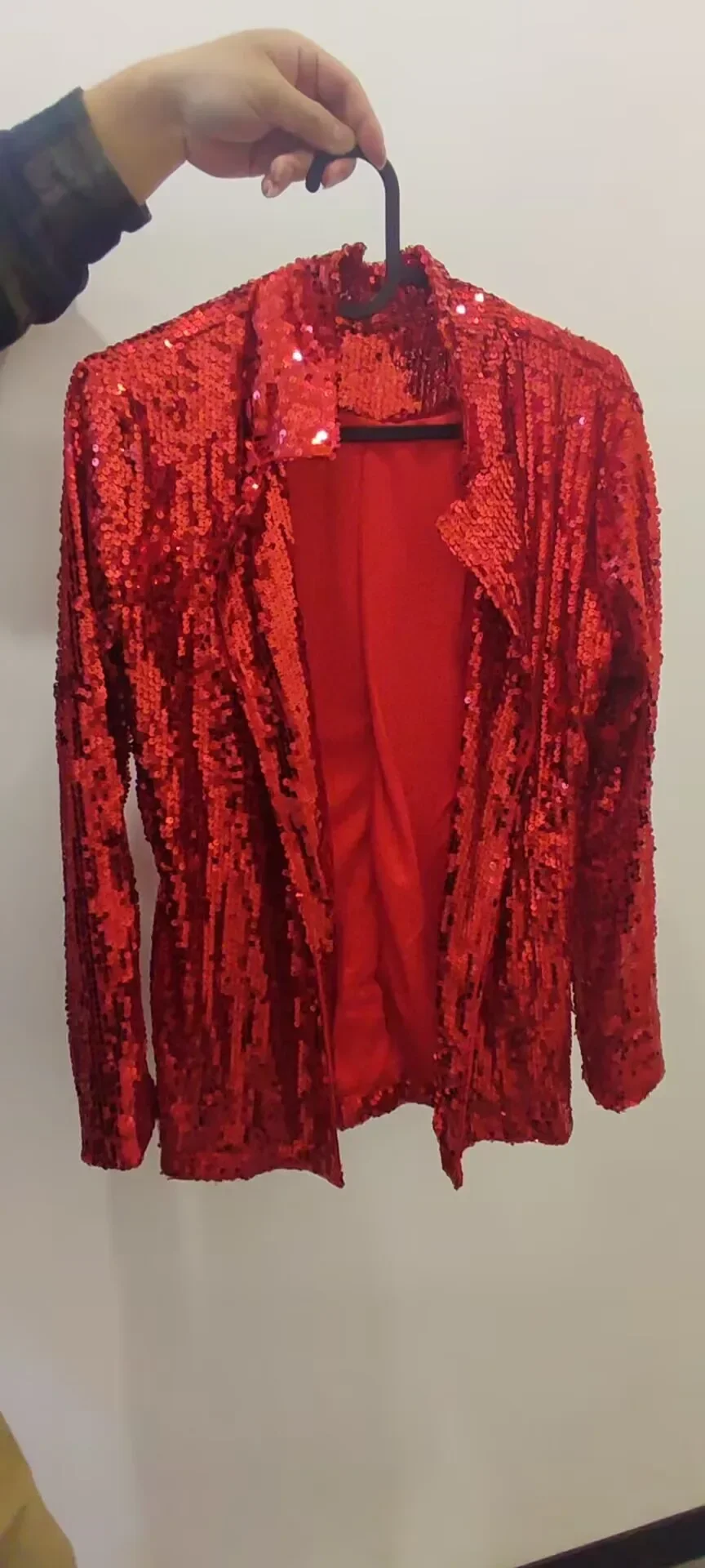 Solid Sequin Shinny Shirts Jacket Womens Casual Loose Chic Cardigan Blazer Stage Women's Fashion Trendy Party Nightclub Costume
Solid Sequin Shinny Shirts Jacket Womens Casual Loose Chic Cardigan Blazer Stage Women's Fashion Trendy Party Nightclub Costume