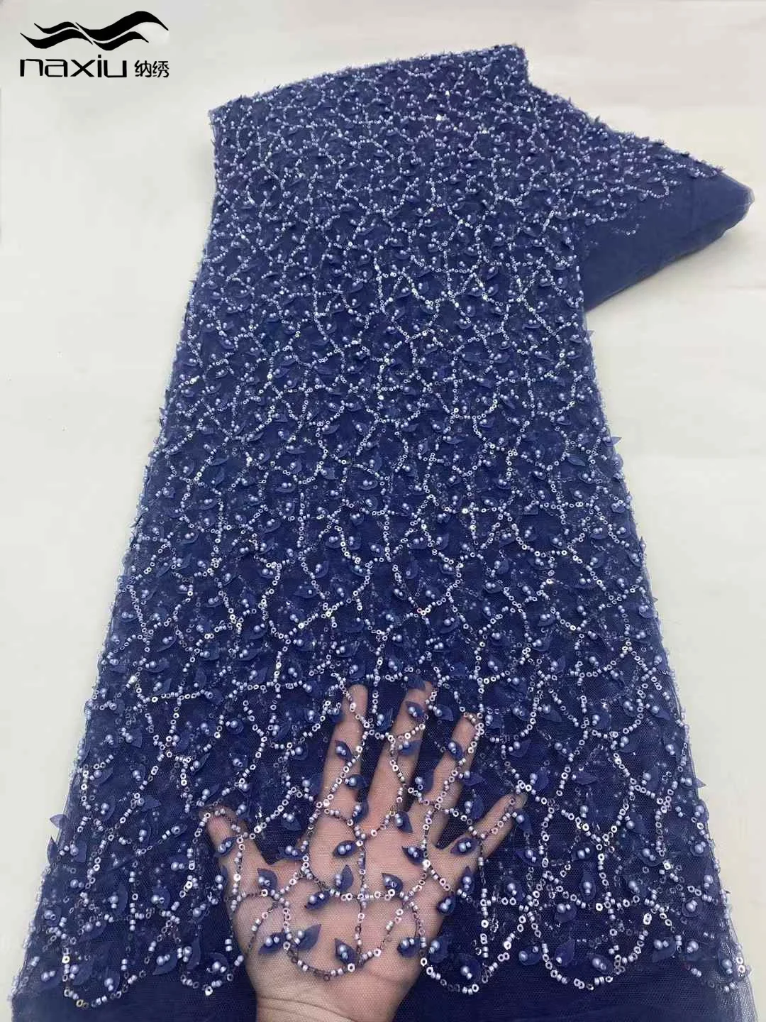 Africa Nigerian Beaded French Mesh Lace With Sequins High Quality 2025 Embroidery Lace Sequins Lace For Wedding Dresses Women
Africa Nigerian Beaded French Mesh Lace With Sequins High Quality 2025 Embroidery Lace Sequins Lace For Wedding Dresses Women