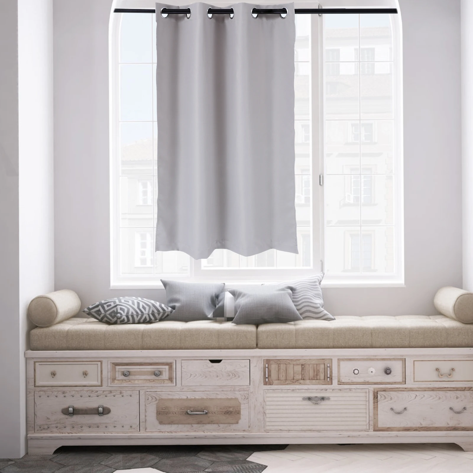 High Precision Curtain 100x130cm Shading Fabric Window Home Curtain Drape Simple Gray Bedroom Decor Privacy Solution
High Precision Curtain 100x130cm Shading Fabric Window Home Curtain Drape Simple Gray Bedroom Decor Privacy Solution