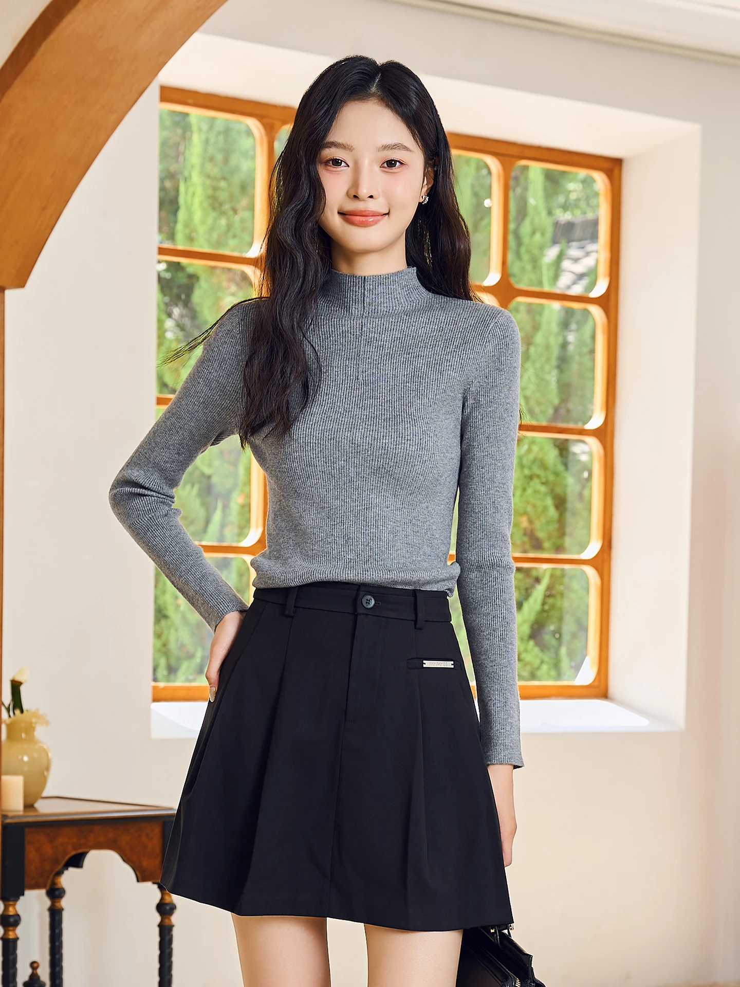 Fay-Fayee Women's Slim Fit High Ne Sweater Winter Commute Warmth Sle Basic Versatile f High Collar Long Sve Top
Fay-Fayee Women's Slim Fit High Ne Sweater Winter Commute Warmth Sle Basic Versatile f High Collar Long Sve Top