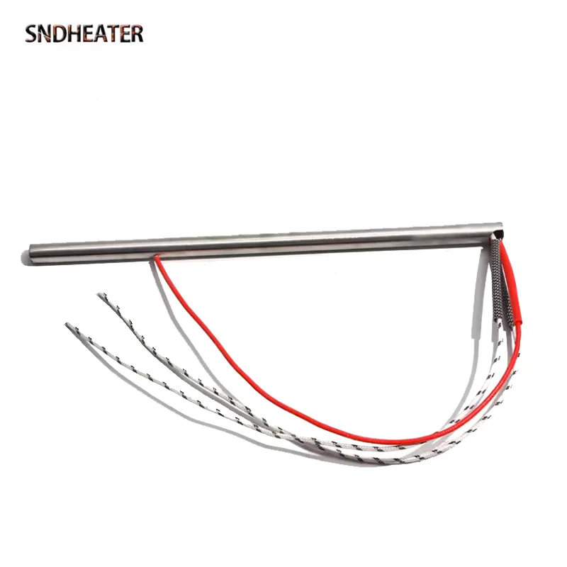 SNDHEATER 220V Cartridge Heater Rod 8x50/100/150/200/250mm SS304 Injection Heating Resistance Side Outlet Wire with Ground 2PCS
SNDHEATER 220V Cartridge Heater Rod 8x50/100/150/200/250mm SS304 Injection Heating Resistance Side Outlet Wire with Ground 2PCS