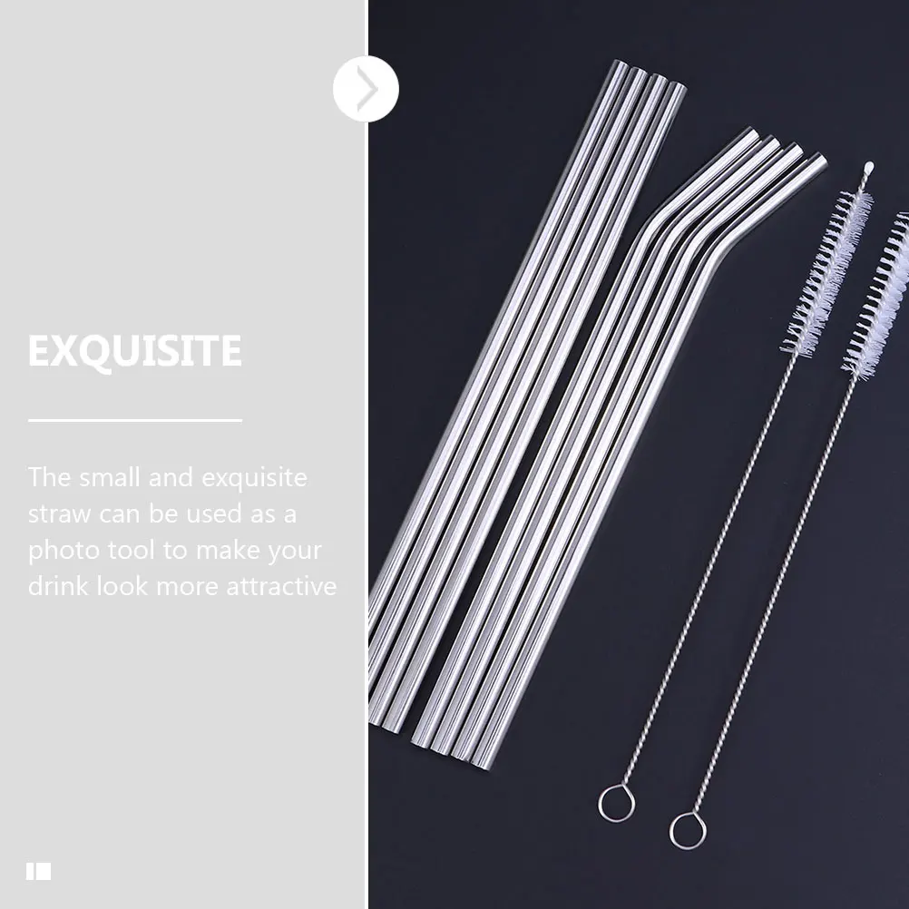 1Set Stainless Steel Reusable Straw Kit with Cleaning Brush for Party Cocktail Bar Beverage Drinking Stainless Steel Straws
1Set Stainless Steel Reusable Straw Kit with Cleaning Brush for Party Cocktail Bar Beverage Drinking Stainless Steel Straws