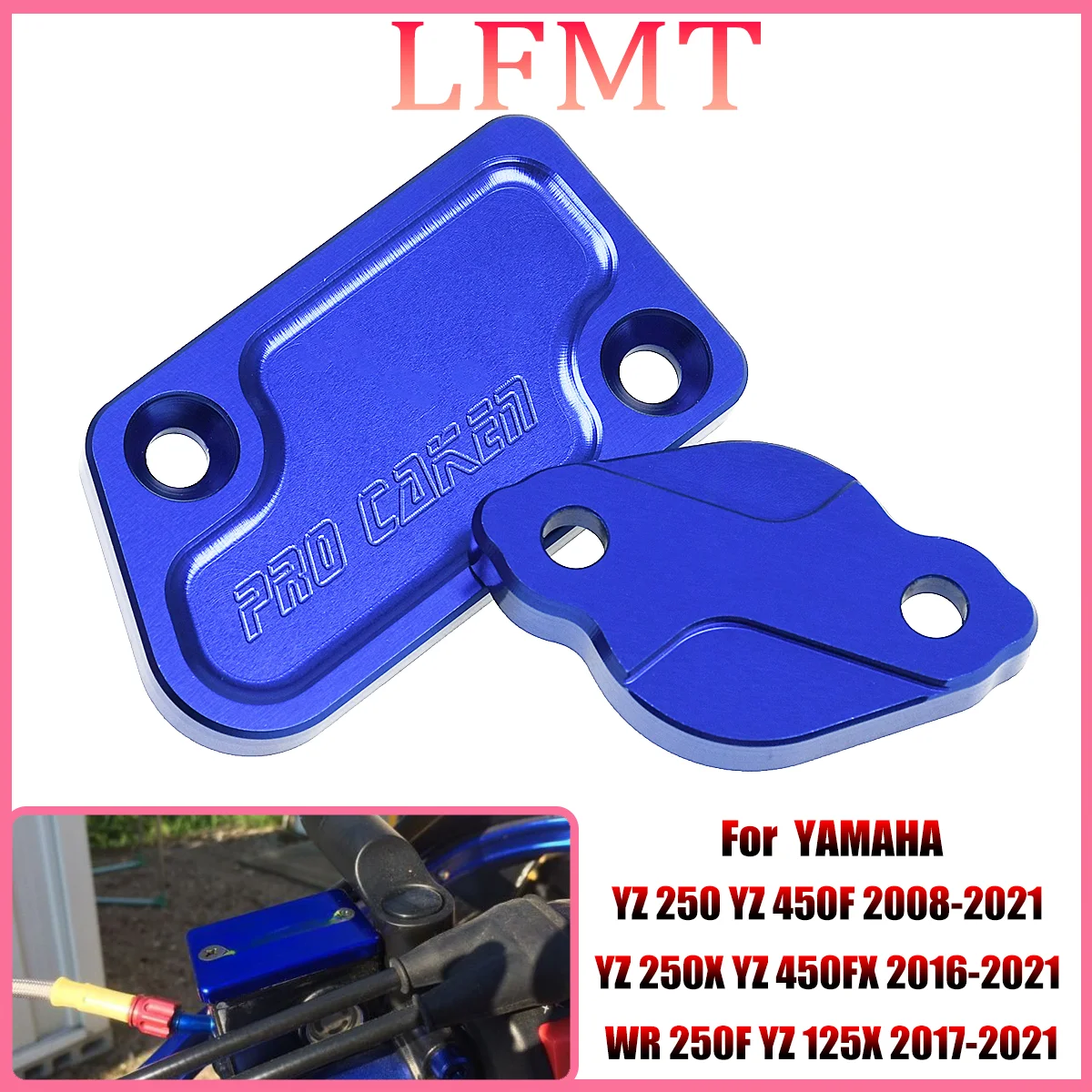 For Yamaha YZ125 YZ250 YZ250F YZ450F WR250F WR450F YZ WR 125 250 250F 450F Motorcycle CNC Front Rear Brake Reservoir Cover Cap
For Yamaha YZ125 YZ250 YZ250F YZ450F WR250F WR450F YZ WR 125 250 250F 450F Motorcycle CNC Front Rear Brake Reservoir Cover Cap