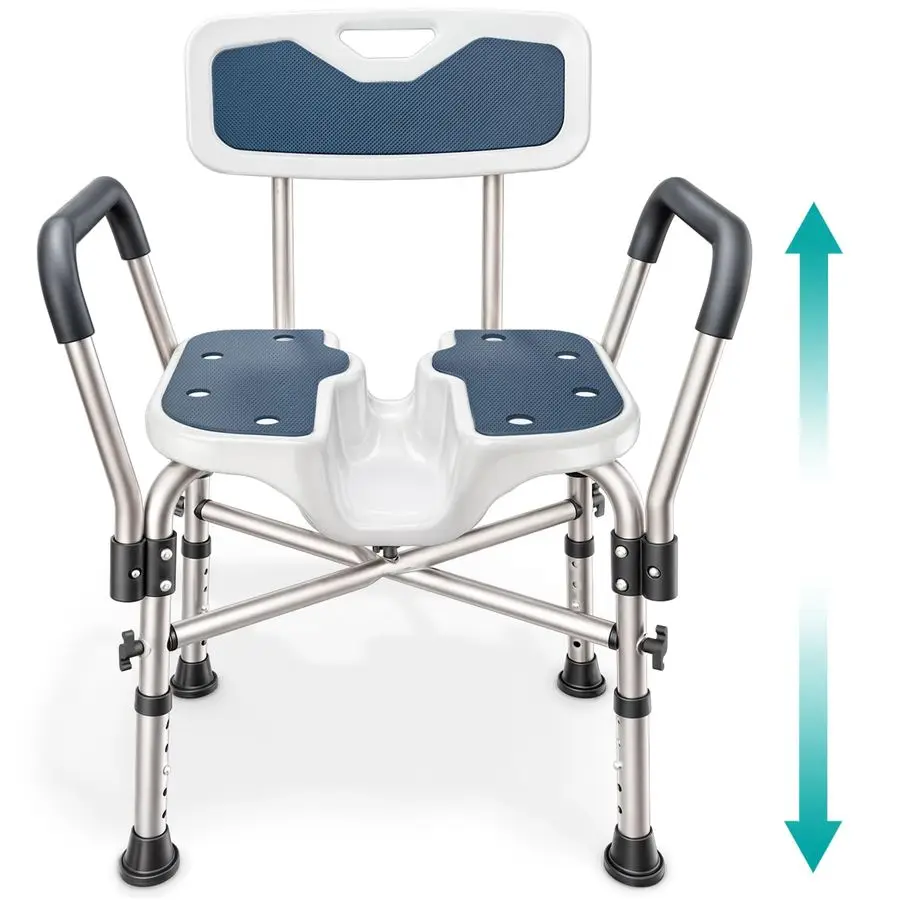 Chair UShape Seat 450lb Heavy Duty Padded Armrests and Back, Shower Chairs for Elderly and Disabled, Handicap, Shower Chair for
Chair UShape Seat 450lb Heavy Duty Padded Armrests and Back, Shower Chairs for Elderly and Disabled, Handicap, Shower Chair for