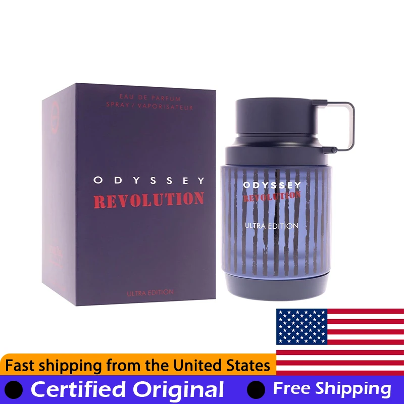 Armaf Odyssey Revolution Eau de Parfum 3.4 Ounce Natural Lasting Aromatic Fruity Pheromone Perfume 100 ML Original Arab Perfumes
Armaf Odyssey Revolution Eau de Parfum 3.4 Ounce Natural Lasting Aromatic Fruity Pheromone Perfume 100 ML Original Arab Perfumes