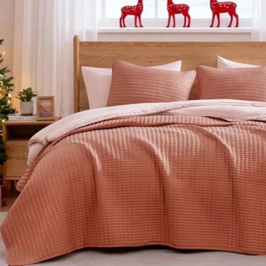 Комплект постельного белья Queen Quilt-3 Pieces: легкое одеяло с осенними листьями, покрывало Queen Size для всех сезонов, мягкое покрывало с 2 подушками
Комплект постельного белья Queen Quilt-3 Pieces: легкое одеяло с осенними листьями, покрывало Queen Size для всех сезонов, мягкое покрывало с 2 подушками