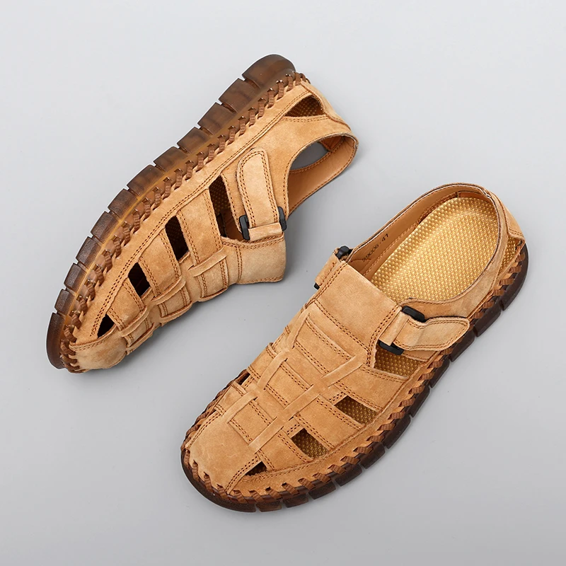 Designer Brand Hollow Sandals Summer Breathable Outdoor Men's Driving Shoes Commuting Men's Business Shoes Handmade Sole
Designer Brand Hollow Sandals Summer Breathable Outdoor Men's Driving Shoes Commuting Men's Business Shoes Handmade Sole