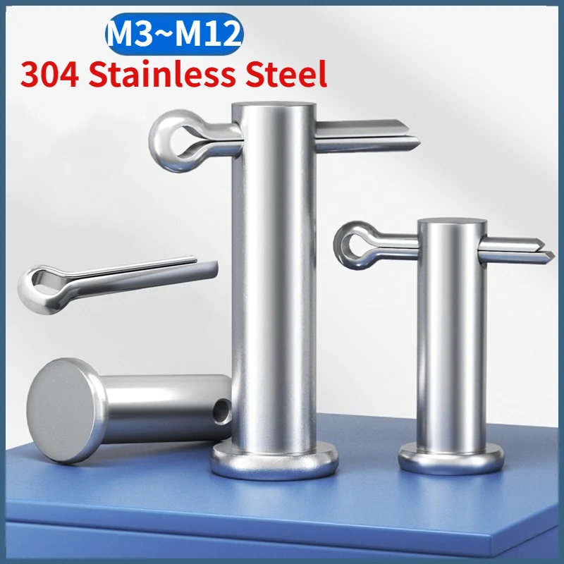 M3 M4 M5 M6 M8 M10 M12 304 Stainless Steel With Hole Pin Shaft Cotter Pin Set Flat Head Cylindrical Plug Positioning Pin
M3 M4 M5 M6 M8 M10 M12 304 Stainless Steel With Hole Pin Shaft Cotter Pin Set Flat Head Cylindrical Plug Positioning Pin