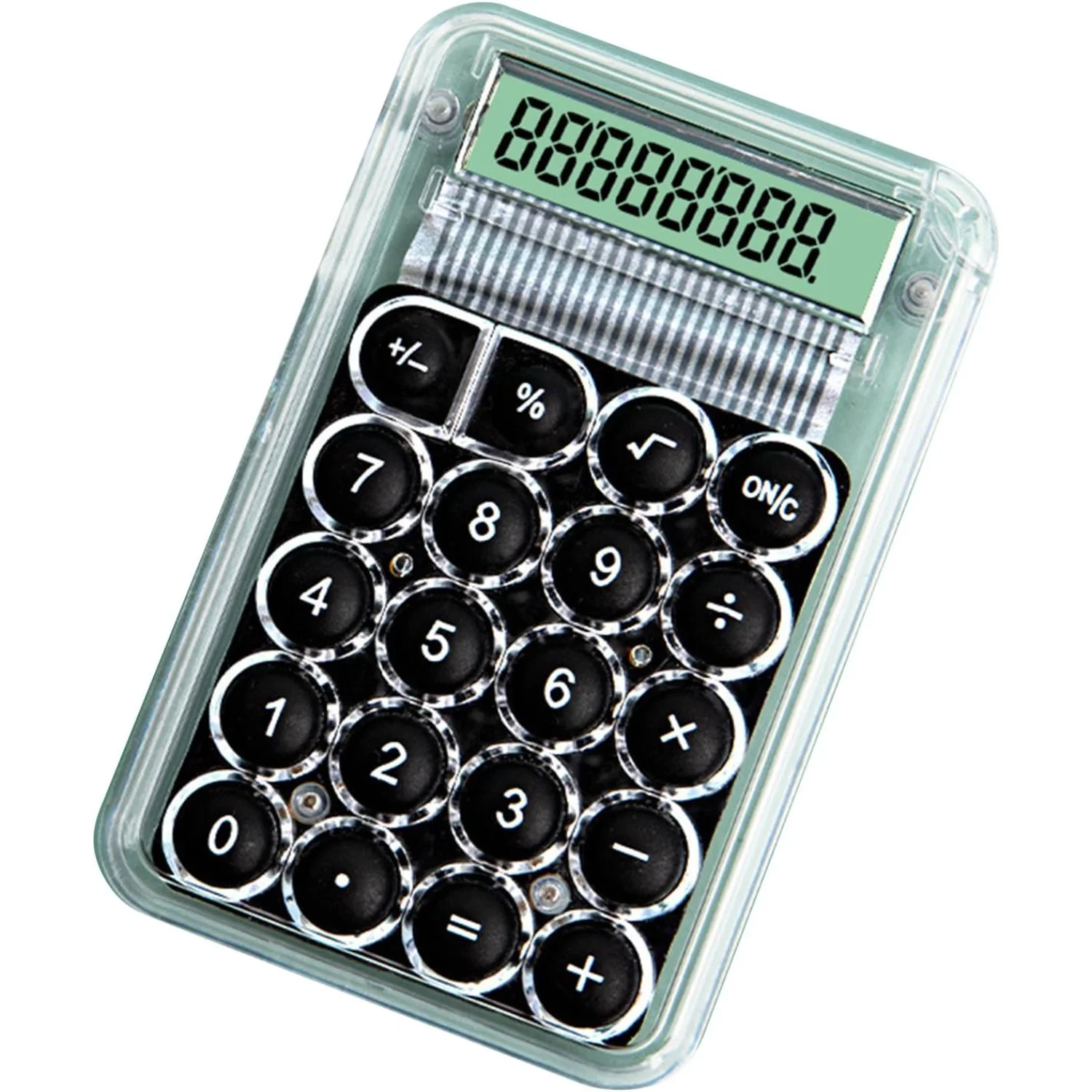 Mechanical Switch Calculator 8 Digit Large LCD Display and Mechanical Buttons Mechanical Calculator for Office
Mechanical Switch Calculator 8 Digit Large LCD Display and Mechanical Buttons Mechanical Calculator for Office