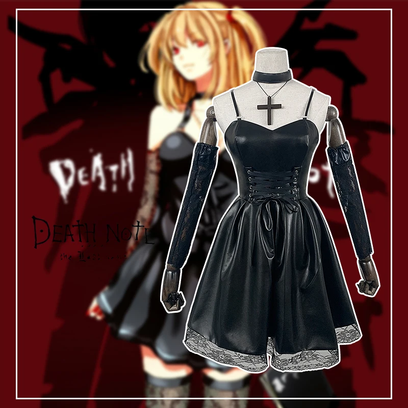 MisaMisa Cosplay Costume Misa Amane Imitation Leather Sexy Dress +Neck Jewelry Uniform Outfit Unisex Halloween Party Gift
MisaMisa Cosplay Costume Misa Amane Imitation Leather Sexy Dress +Neck Jewelry Uniform Outfit Unisex Halloween Party Gift
