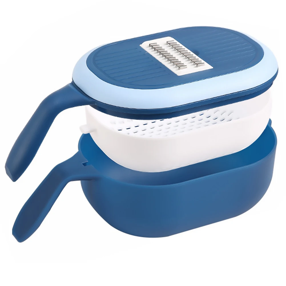 1pc Veggie Chopper Multifunctional Slicer Plastic 6 Types Stainless Steel Blades Anti Slip Vegetable Fruit
1pc Veggie Chopper Multifunctional Slicer Plastic 6 Types Stainless Steel Blades Anti Slip Vegetable Fruit