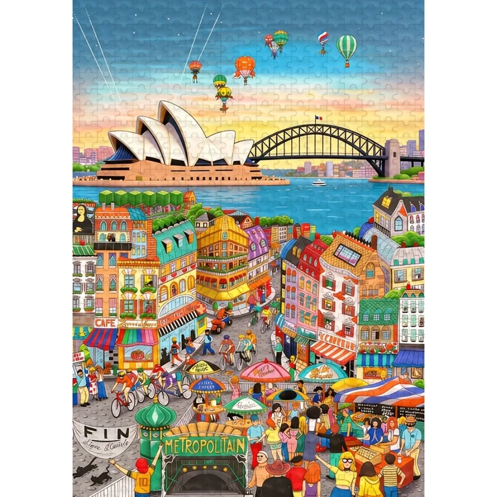 500/1000/1200/2000PCS Puzzles Colorful Urban Architecture Jigsaw DIY Modern Home Decor Family Game Toys Family Interactive Gift
500/1000/1200/2000PCS Puzzles Colorful Urban Architecture Jigsaw DIY Modern Home Decor Family Game Toys Family Interactive Gift