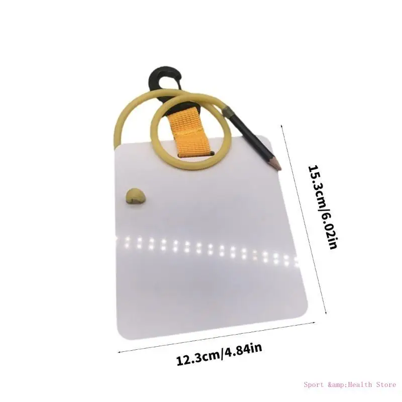 Underwater Writing Plate Board Diving Wordpad with Pencil and Quick Release Buckles Underwater Wordpad Easy to Use
Underwater Writing Plate Board Diving Wordpad with Pencil and Quick Release Buckles Underwater Wordpad Easy to Use