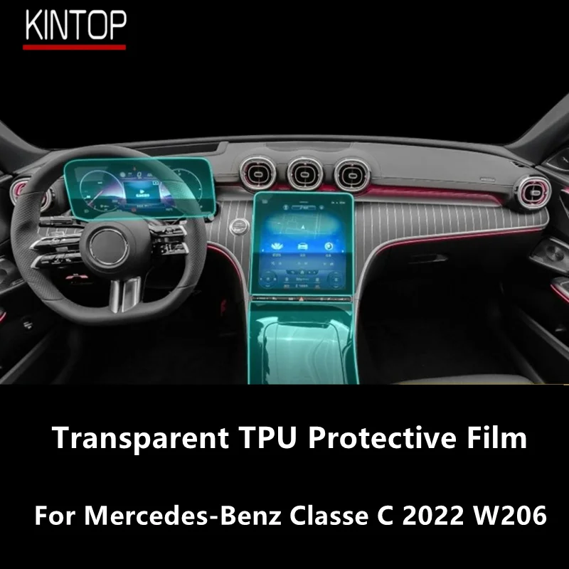 For Mercedes-Benz Classe C 2022 W206 Car Interior Center Console Transparent TPU Protective Film Anti-scratch Repair Film
For Mercedes-Benz Classe C 2022 W206 Car Interior Center Console Transparent TPU Protective Film Anti-scratch Repair Film