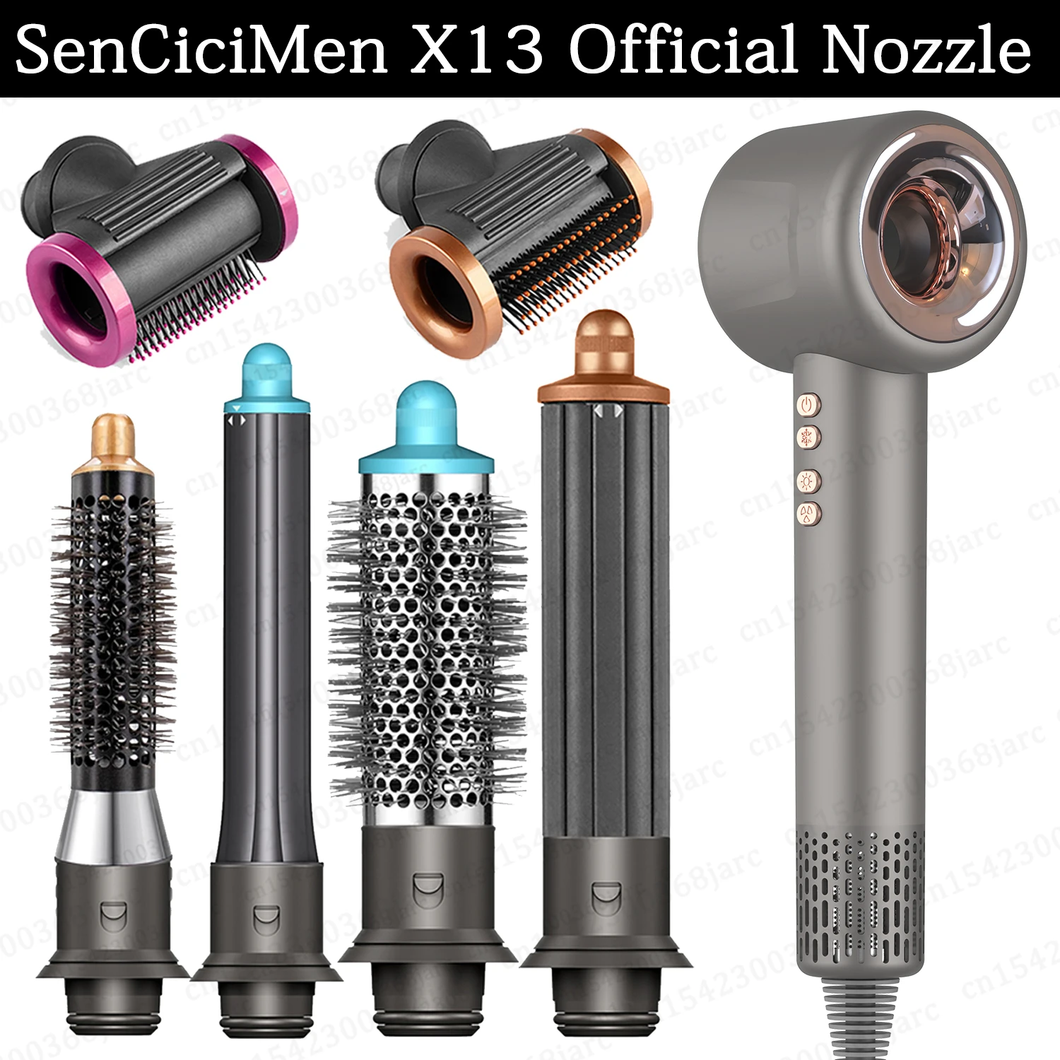 Hair Dryer Nozzle Curling Automatic Curling Nozzle SenCiCiMen X13 Super Hair Dryer Accessories Upgraded Adapter Cylinder Comb
Hair Dryer Nozzle Curling Automatic Curling Nozzle SenCiCiMen X13 Super Hair Dryer Accessories Upgraded Adapter Cylinder Comb