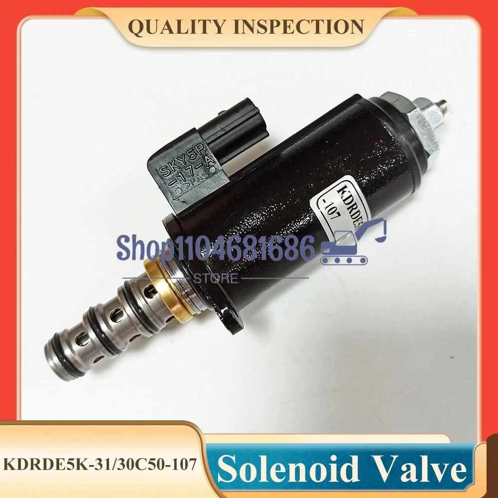 Solenoid Valve YB35V00005F1 KDRDE5K-31/30C50-107 For SK480LC-6E SK200-6E SK230-6E Excavator
Solenoid Valve YB35V00005F1 KDRDE5K-31/30C50-107 For SK480LC-6E SK200-6E SK230-6E Excavator